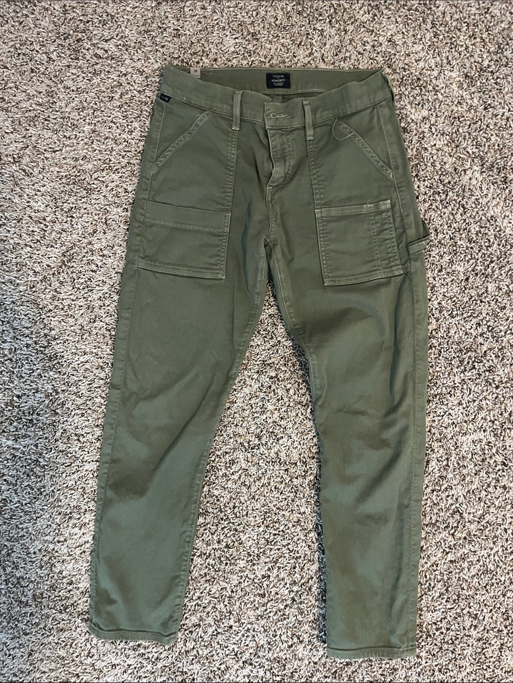 Women’s Citizens of Humanity Olive Green Utility Pant